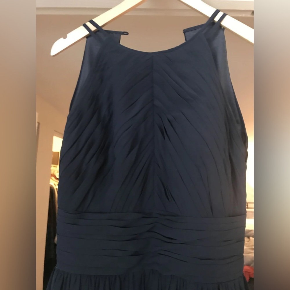 Bill Levkoff Navy Formal Dress